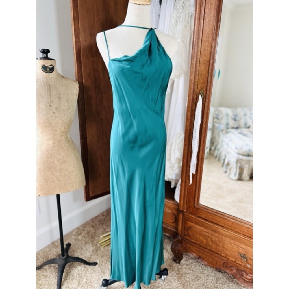 Zara Woman‎ Green Slip Dress Size Large